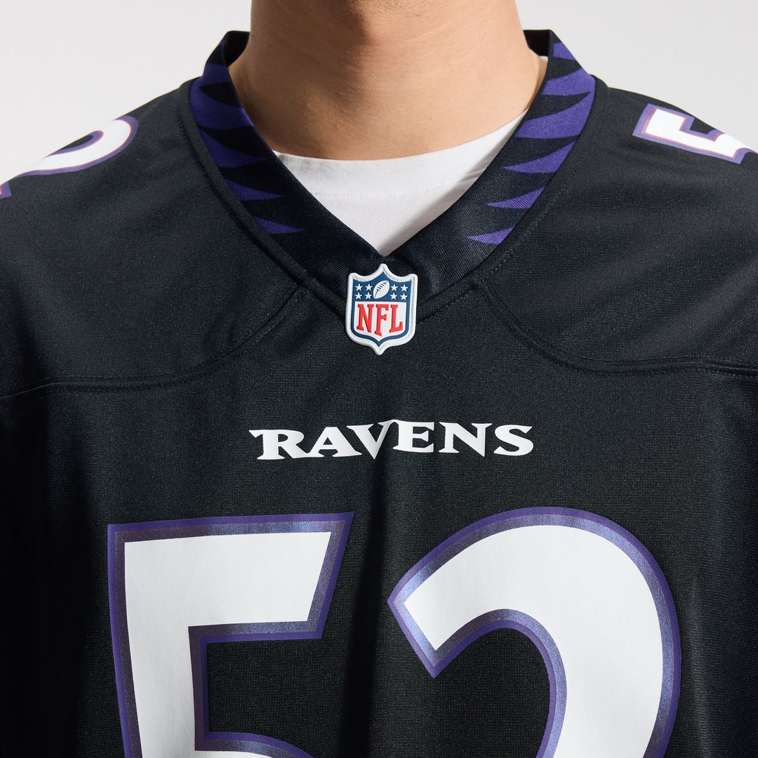 Ray Lewis Baltimore Ravens Alternate Game Jersey - Black