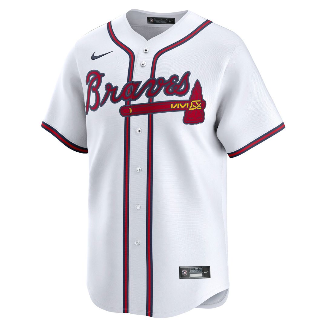 Atlanta Braves Austin Riley Nike White Home Limited Player Jersey