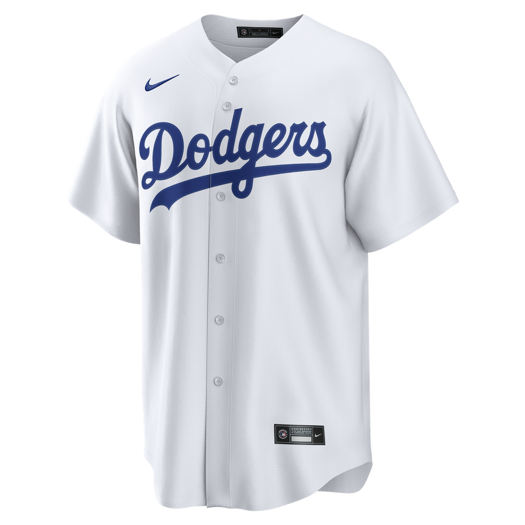 Los Angeles Dodgers Teoscar Hernández Nike White Home Replica Jersey