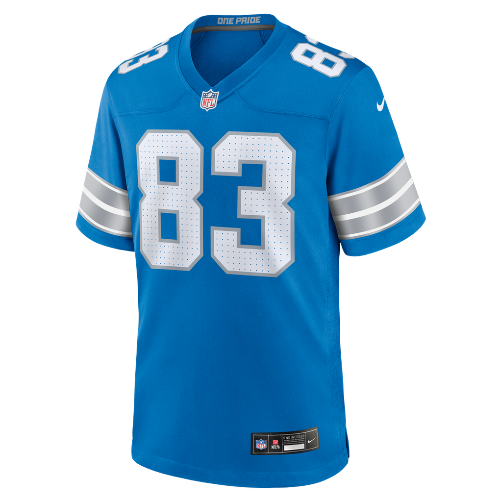 Tyler Conklin Detroit Lions Game Jersey - Blue