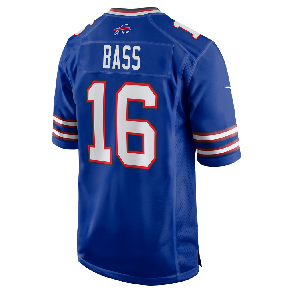 Tyler Bass Buffalo Bills Game Jersey - Royal Blue