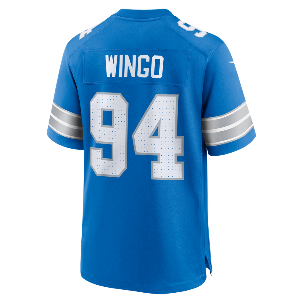 Mekhi Wingo Detroit Lions Game Jersey - Blue