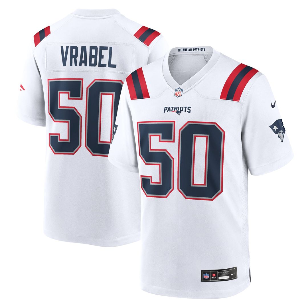 Mike Vrabel New England Patriots Game Jersey - Navy