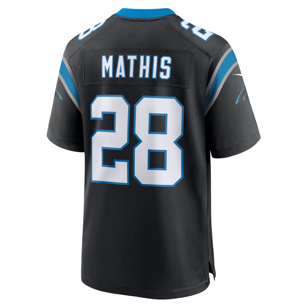Damarri Mathis Carolina Panthers Game Jersey - Black