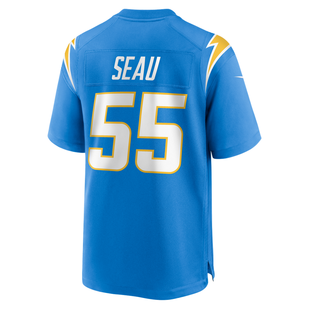 Junior Seau Los Angeles Chargers Game Jersey - Powder Blue