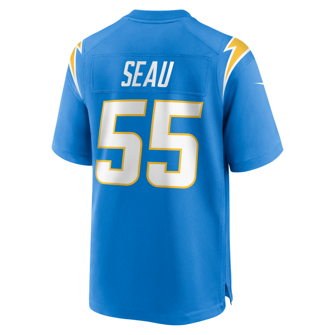 Junior Seau Los Angeles Chargers Game Jersey - Powder Blue