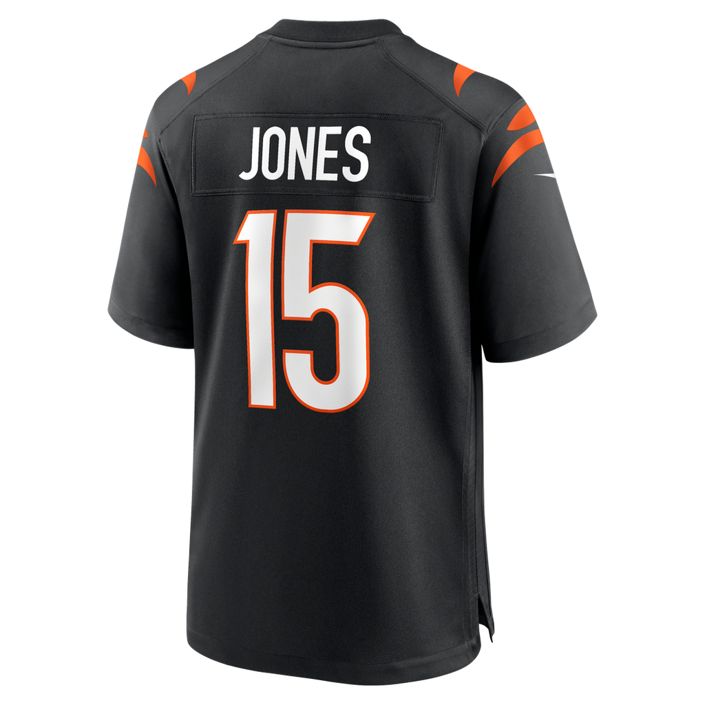 Charlie Jones Cincinnati Bengals Game Jersey - Black