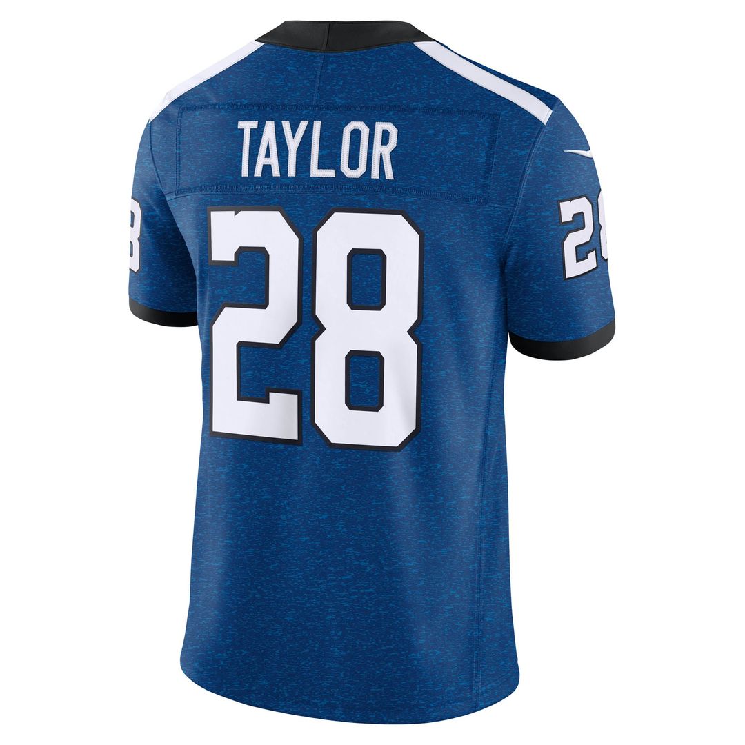 Jonathan Taylor Indianapolis Colts Alternate Indiana Nights Vapor F.U.S.E. Stitched Limited Jersey - Royal Blue