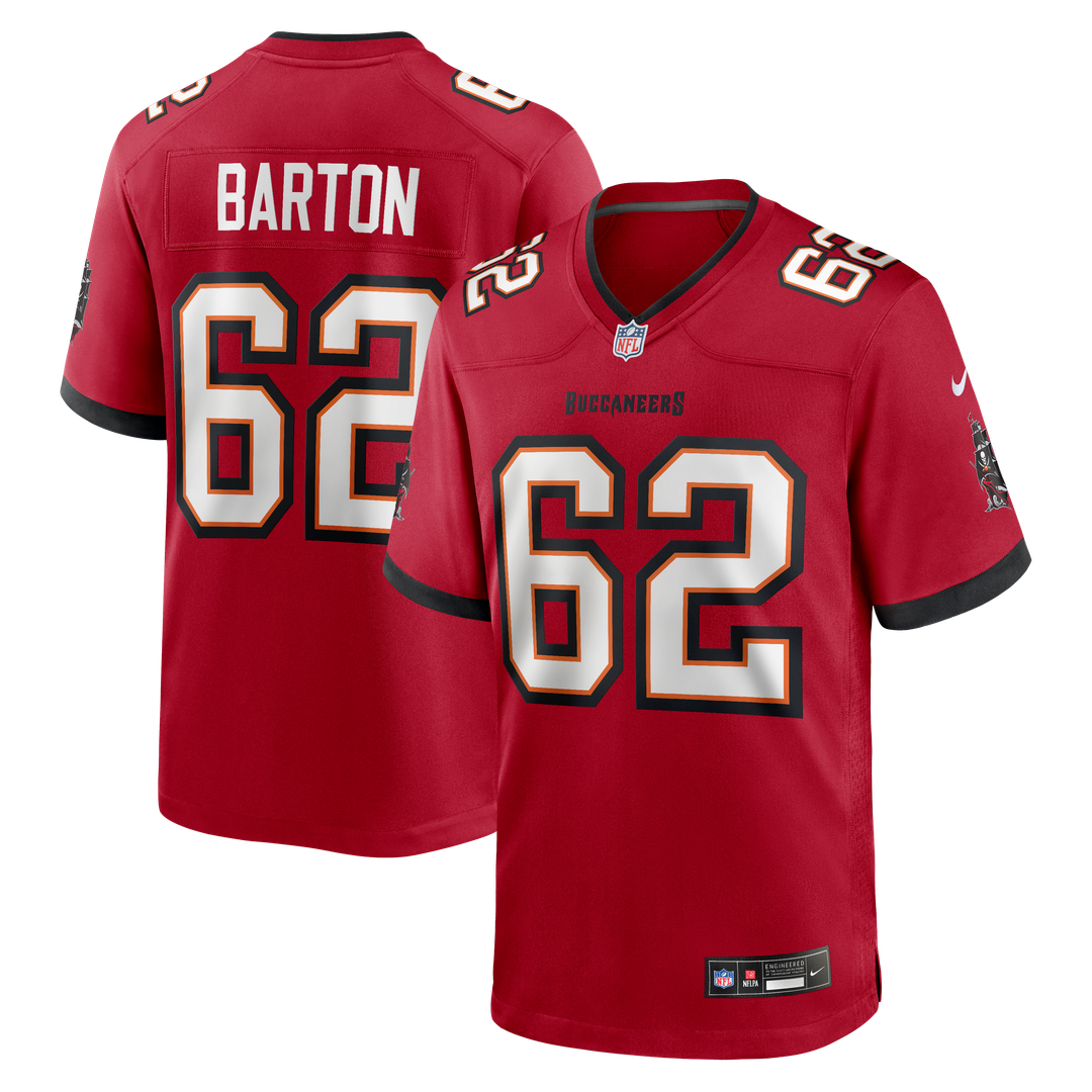 Graham Barton Pick No. 26 Game Jersey - Red