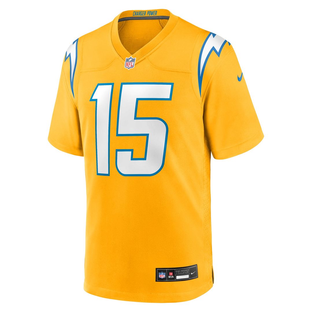 Ladd McConkey Los Angeles Chargers Alternate Super Chargers Game Jersey - Navy