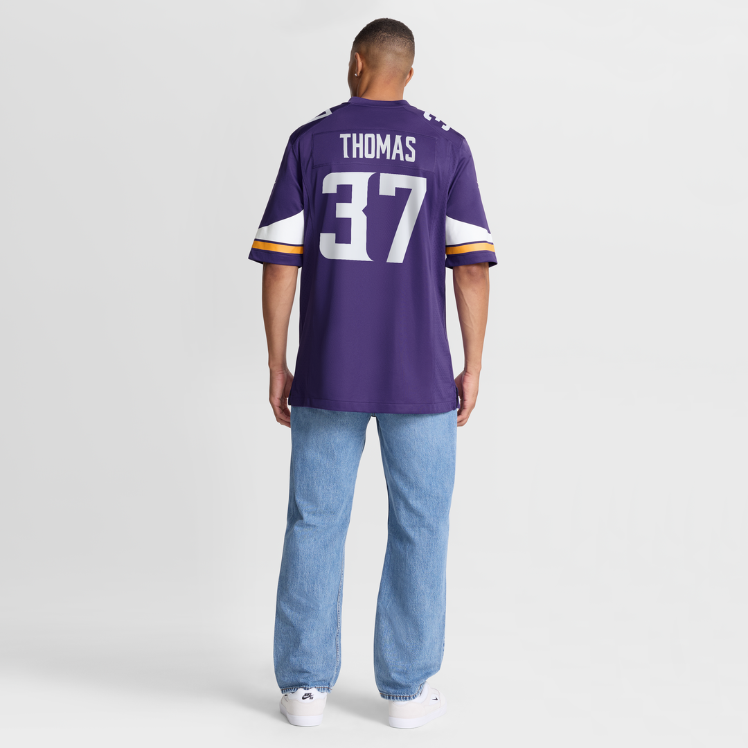 Tavierre Thomas Minnesota Vikings Game Jersey - Purple