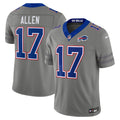 Josh Allen Buffalo Bills Nickel City Vapor F.U.S.E. Stitched Limited Jersey - Gray