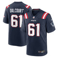 Darrian Dalcourt New England Patriots Game Jersey - Navy