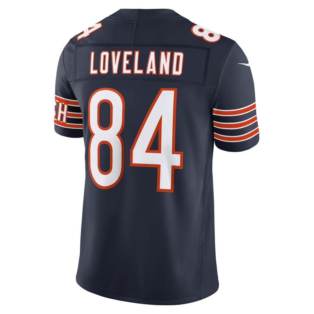 Colston Loveland Chicago Bears Vapor F.U.S.E. Stitched Limited Jersey - Navy