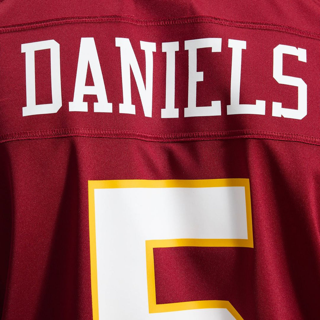 Jayden Daniels Washington Commanders Game Super Bowl Era Jersey - White