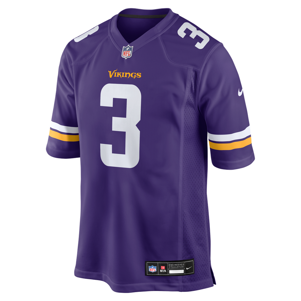 Jordan Addison Minnesota Vikings Game Jersey - Purple