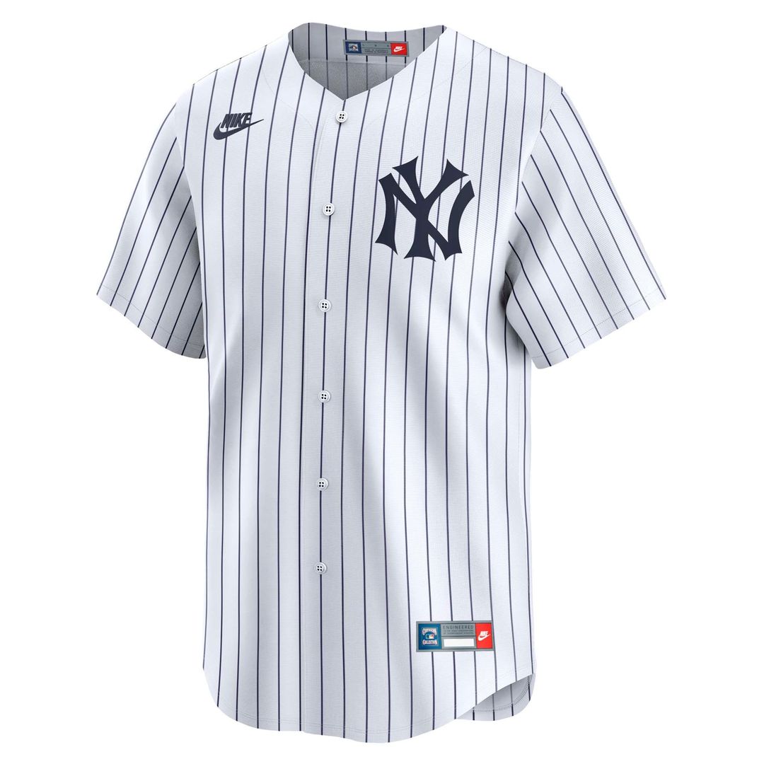 New York Yankees Mickey Mantle Nike White Throwback Cooperstown Collection Limited Jersey