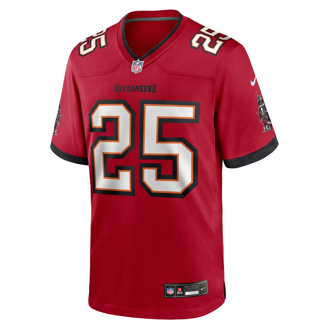 Jacob Parrish Tampa Bay Buccaneers Game Jersey - Red