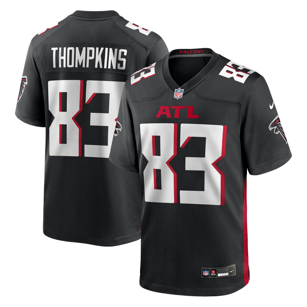 Deven Thompkins Atlanta Falcons Game Jersey - Black