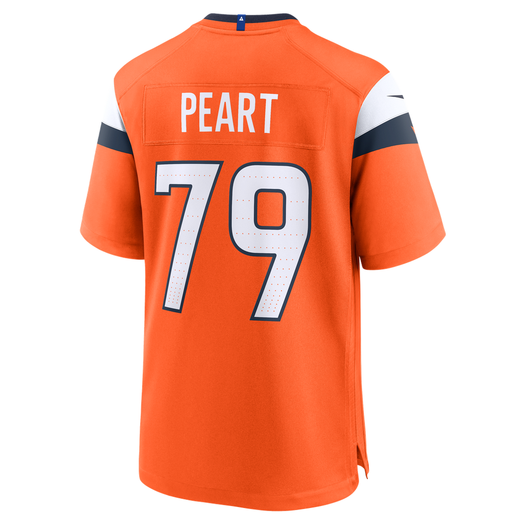Matt Peart Denver Broncos Game Jersey - Orange