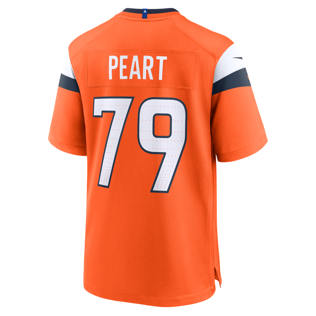 Matt Peart Denver Broncos Game Jersey - Orange