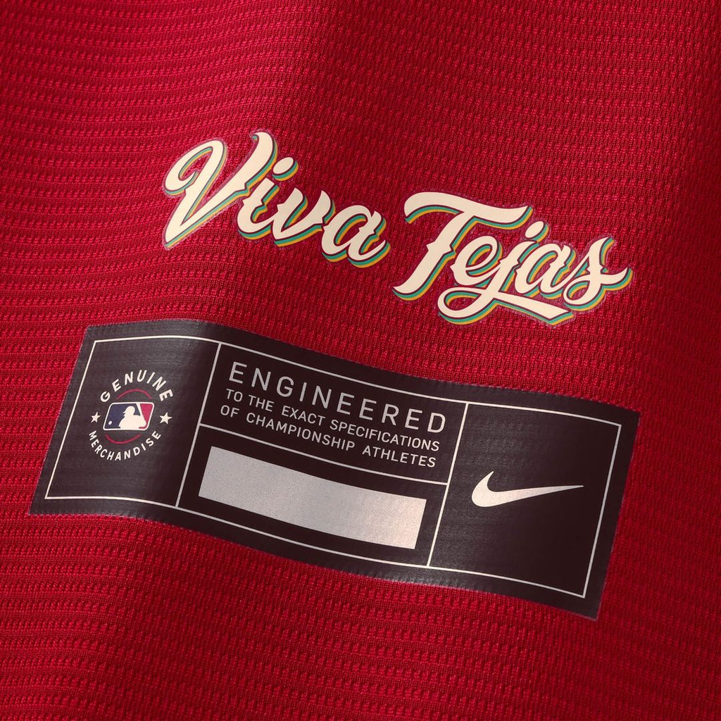 Texas Rangers Josh Jung Nike Red 2026 City Connect Stadium Jersey