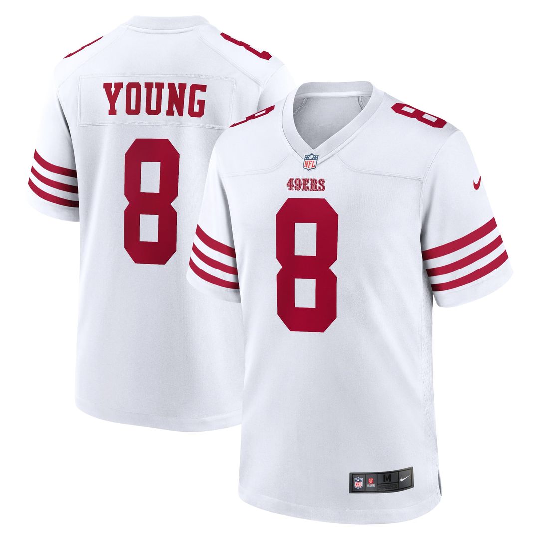 Steve Young San Francisco 49ers Game Jersey - Scarlet