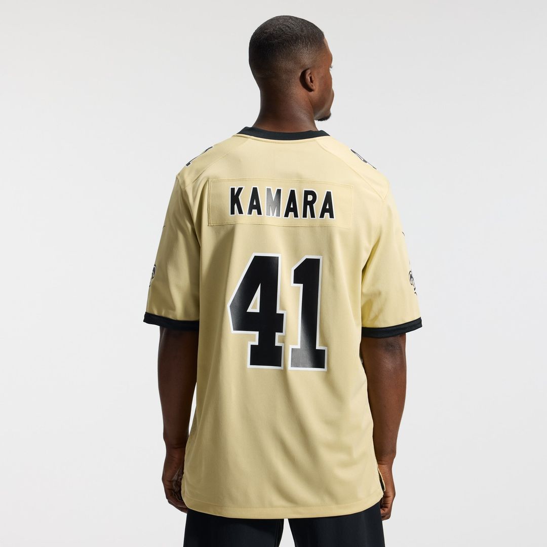Alvin Kamara New Orleans Saints Gameday Golds Alternate Game Jersey - Gold