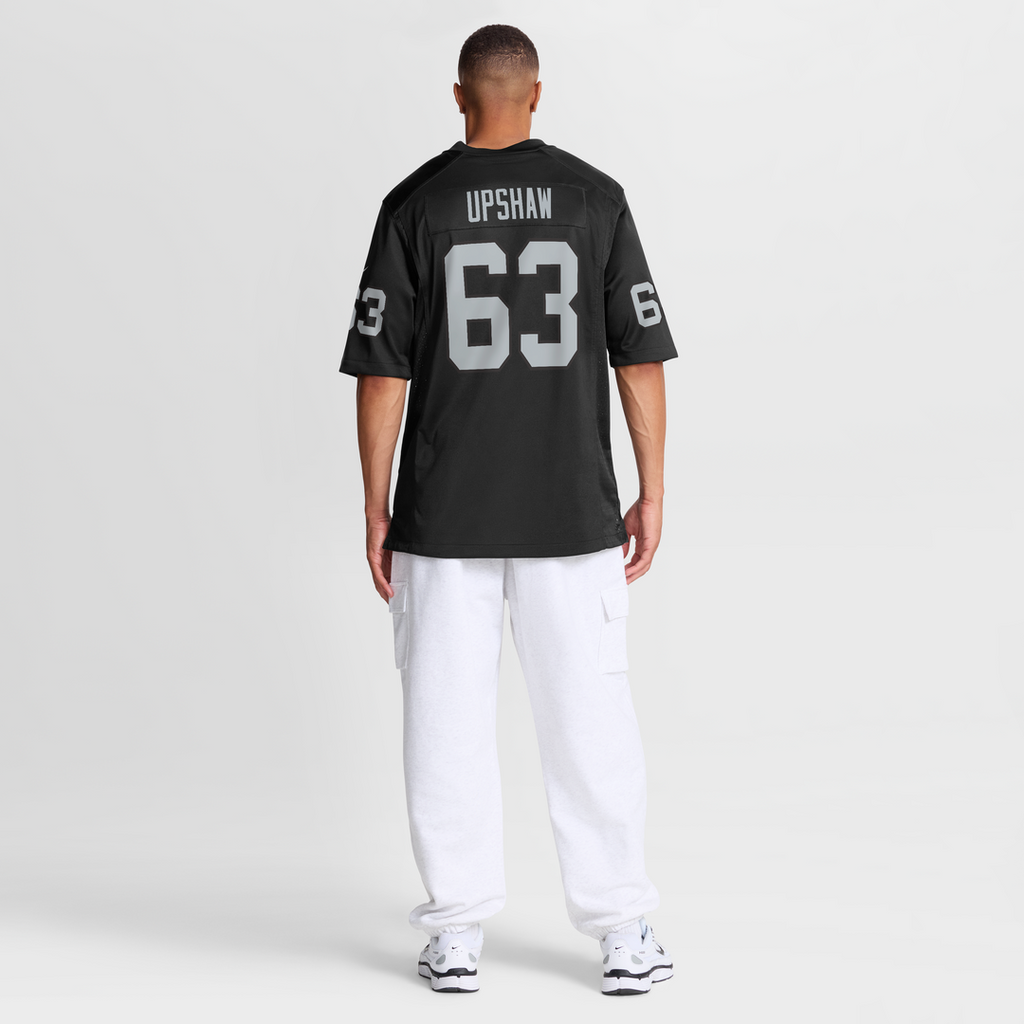Gene Upshaw Las Vegas Raiders Game Jersey - Black