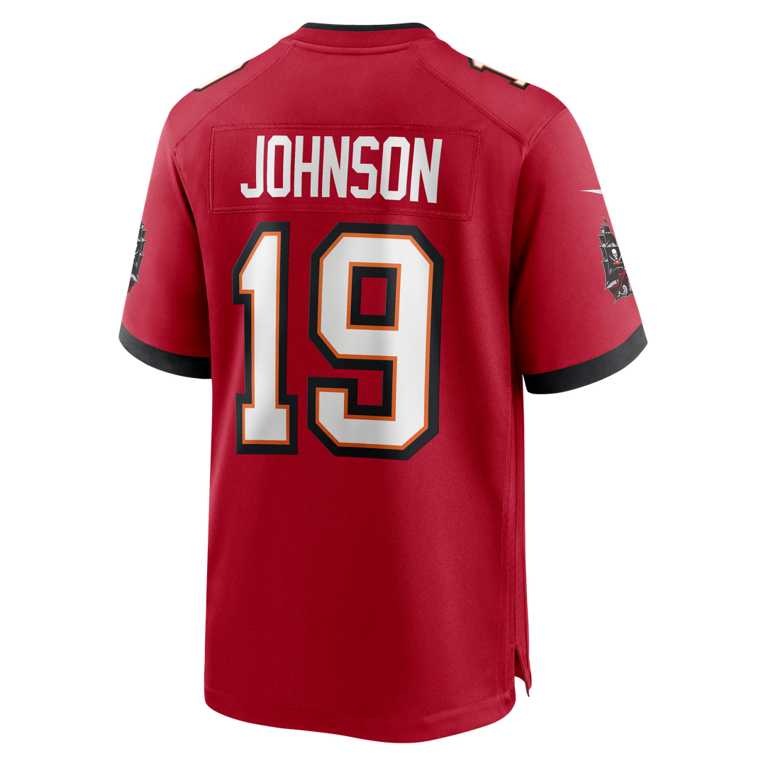 Keyshawn Johnson Tampa Bay Buccaneers Game Jersey - Red
