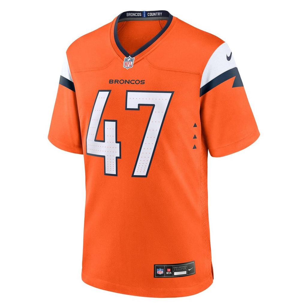 Karene Reid Denver Broncos Game Jersey - Orange