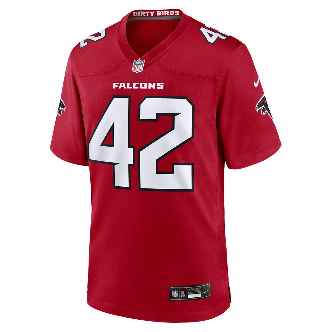 Josh Woods Atlanta Falcons Game Jersey - Red
