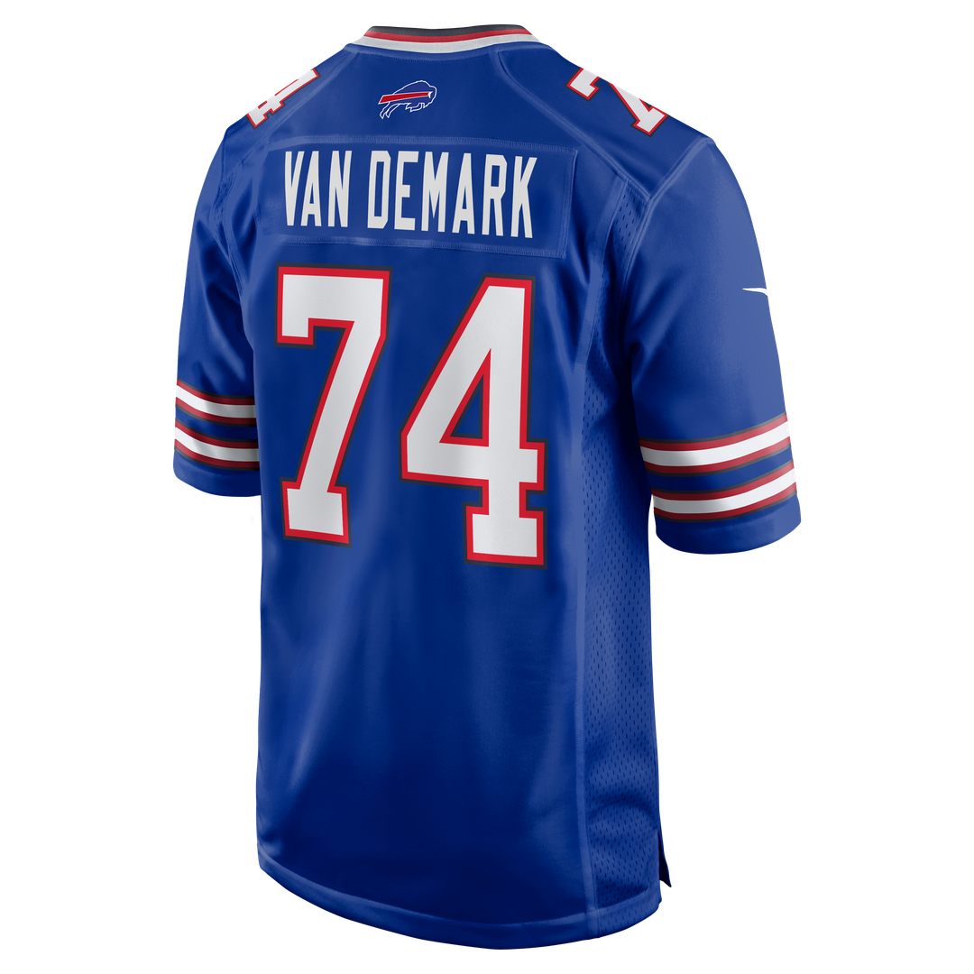 Ryan Van Demark Buffalo Bills Game Jersey - Royal Blue