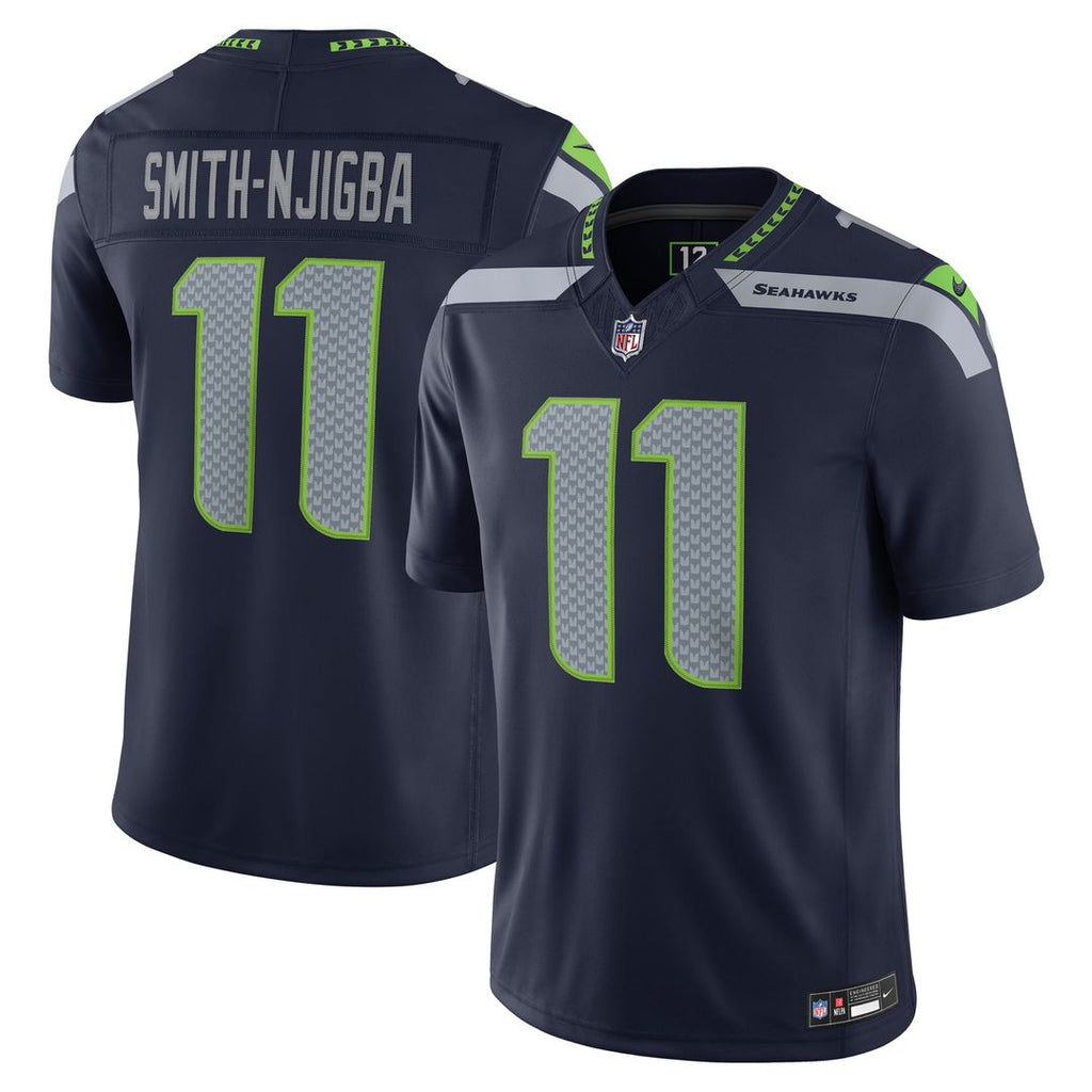 Jaxon Smith-Njigba Seattle Seahawks Vapor F.U.S.E. Stitched Limited Jersey - College Navy