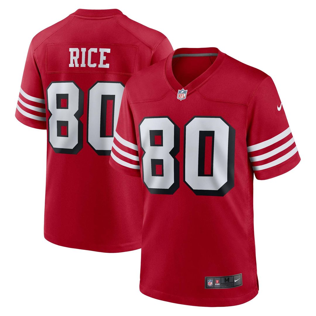 Jerry Rice San Francisco 49ers Game Jersey - White