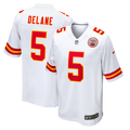 Mansoor Delane Kansas City Chiefs Game Jersey - White