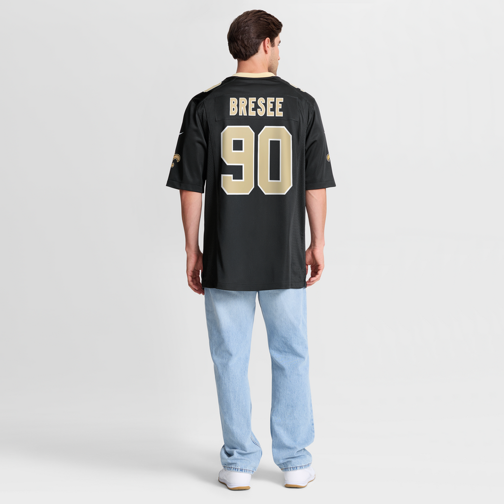 Bryan Bresee New Orleans Saints Game Jersey - Black