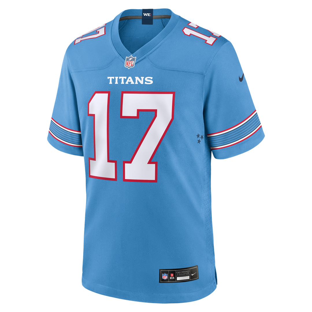 Chimere Dike Tennessee Titans Game Jersey - Light Blue