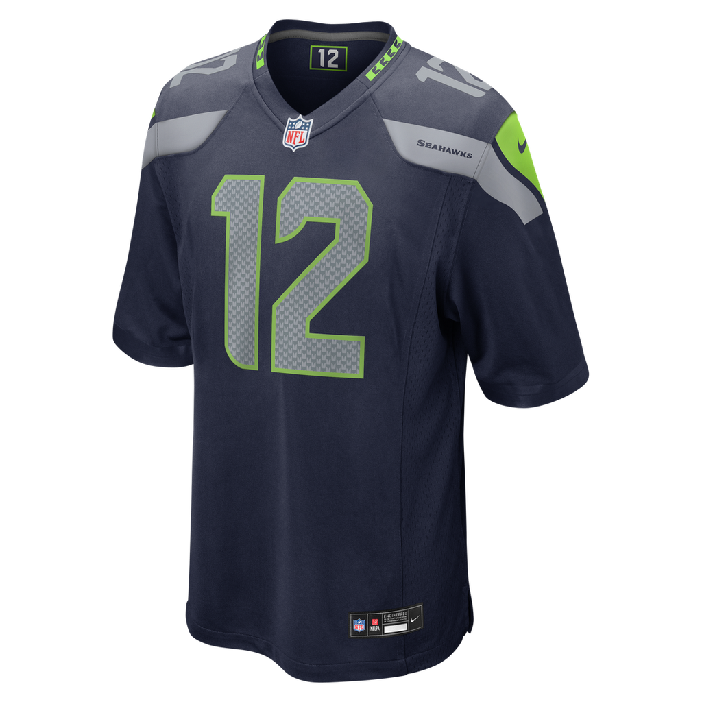 12s Seattle Seahawks Game Jersey - College Navy