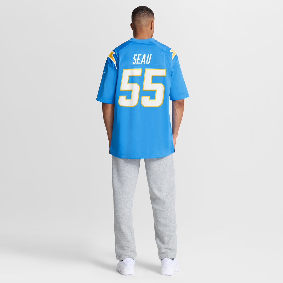 Junior Seau Los Angeles Chargers Game Jersey - Powder Blue