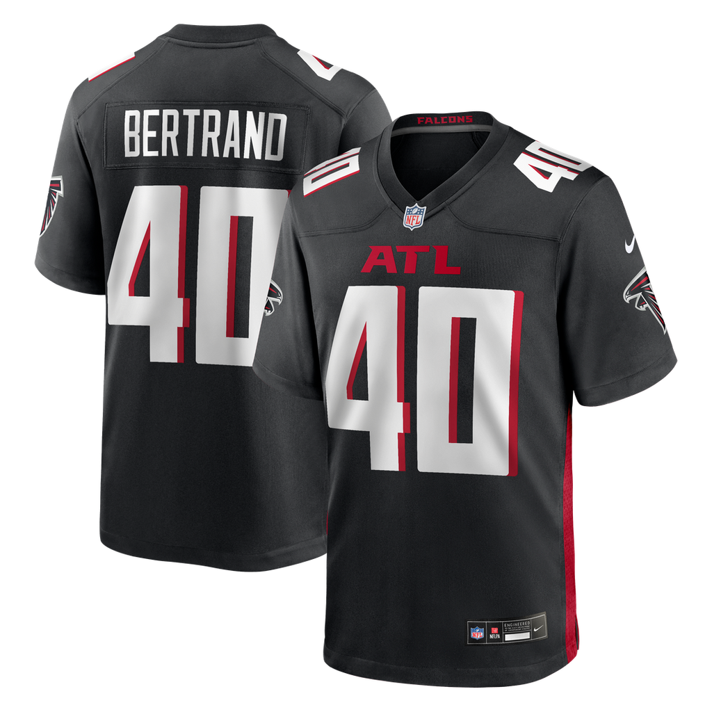 JD Bertrand Atlanta Falcons Game Jersey - Black