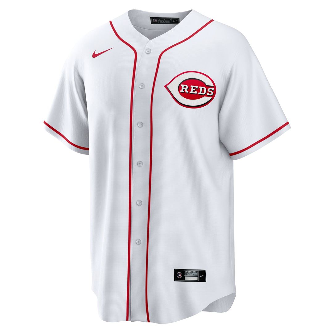 Cincinnati Reds Hunter Greene Nike White Home Replica Jersey