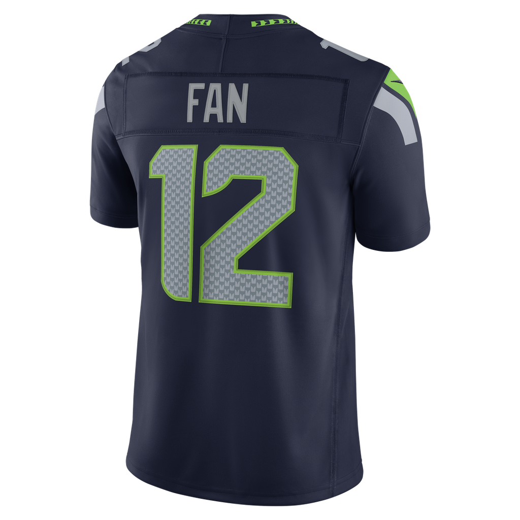 12s Seattle Seahawks Alternate Vapor F.U.S.E. Stitched Limited Jersey - Royal Blue