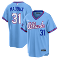 Atlanta Braves Greg Maddux Nike Powder Blue 2026 City Connect Stadium Jersey