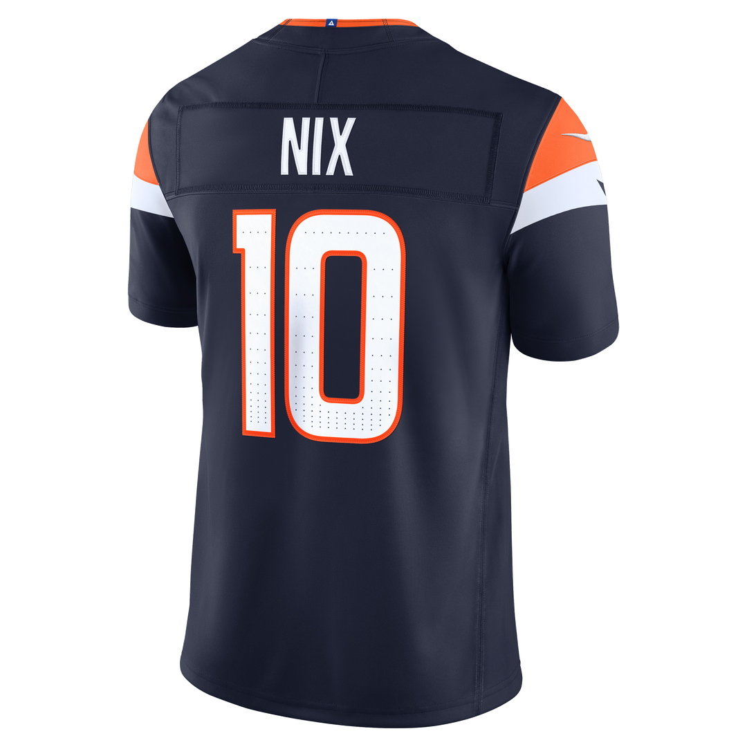 Bo Nix Denver Broncos Alternate Mile High Collection 1977 Throwback Vapor F.U.S.E. Stitched Limited Jersey - Orange