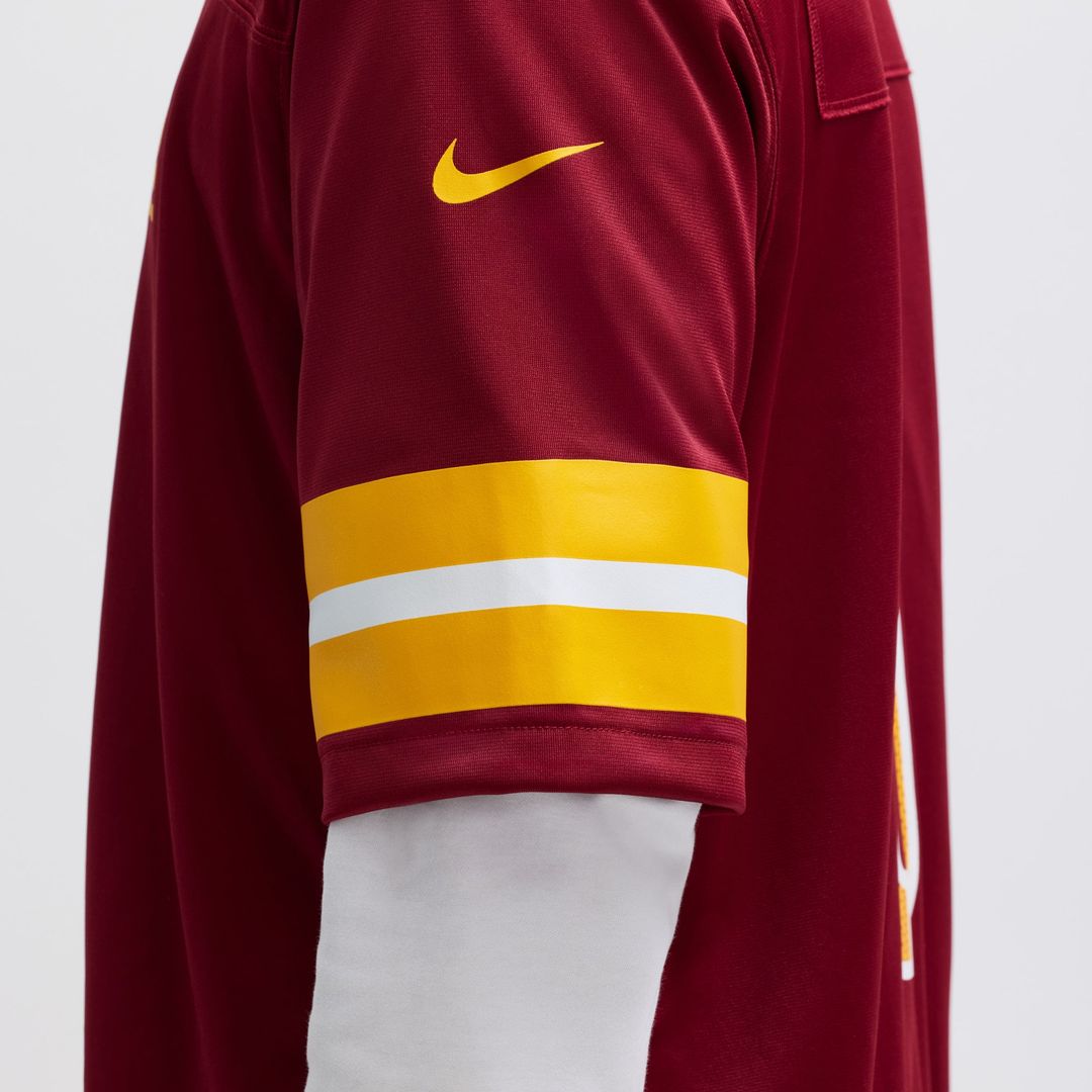 Jayden Daniels Washington Commanders Game Jersey - Burgundy