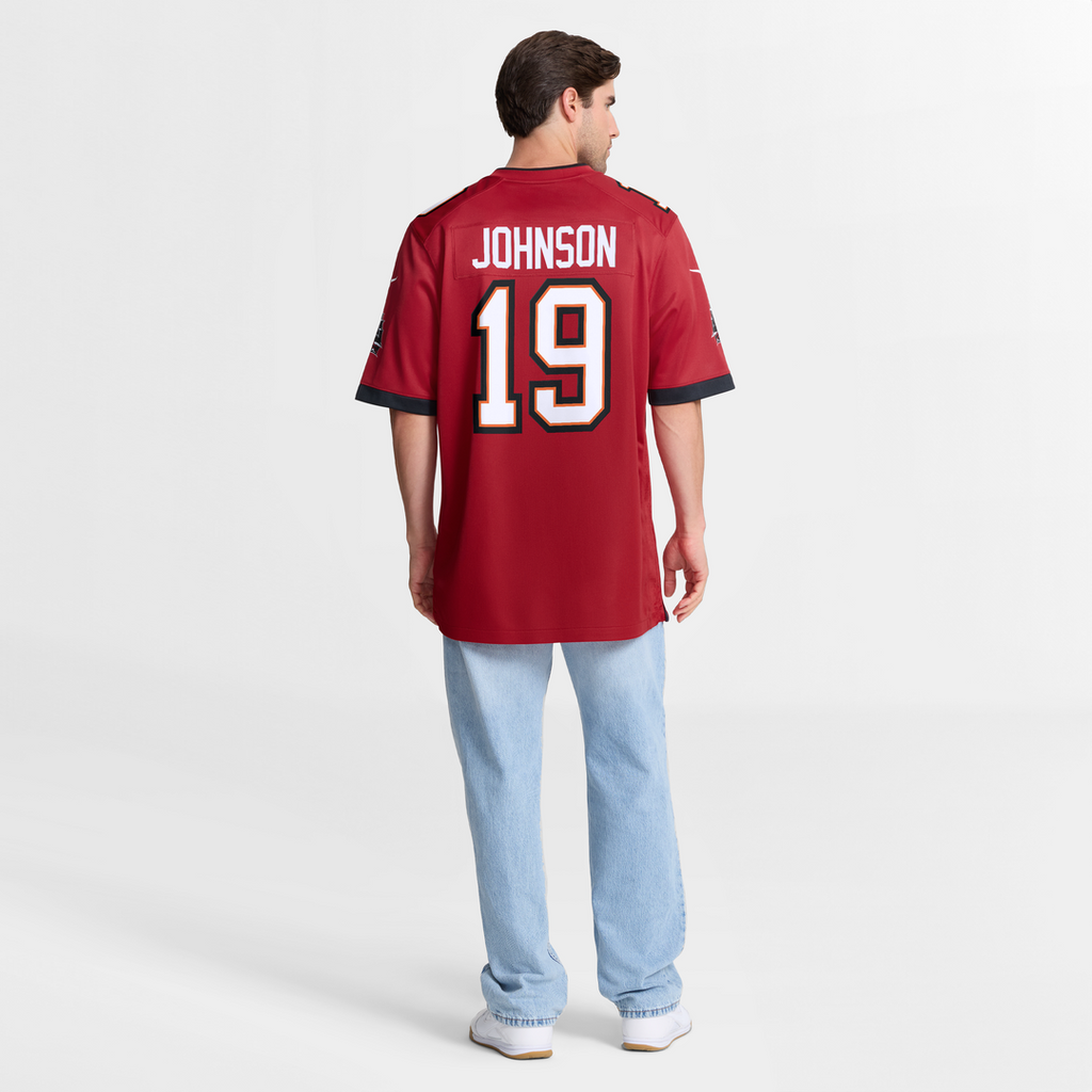 Keyshawn Johnson Tampa Bay Buccaneers Game Jersey - Red
