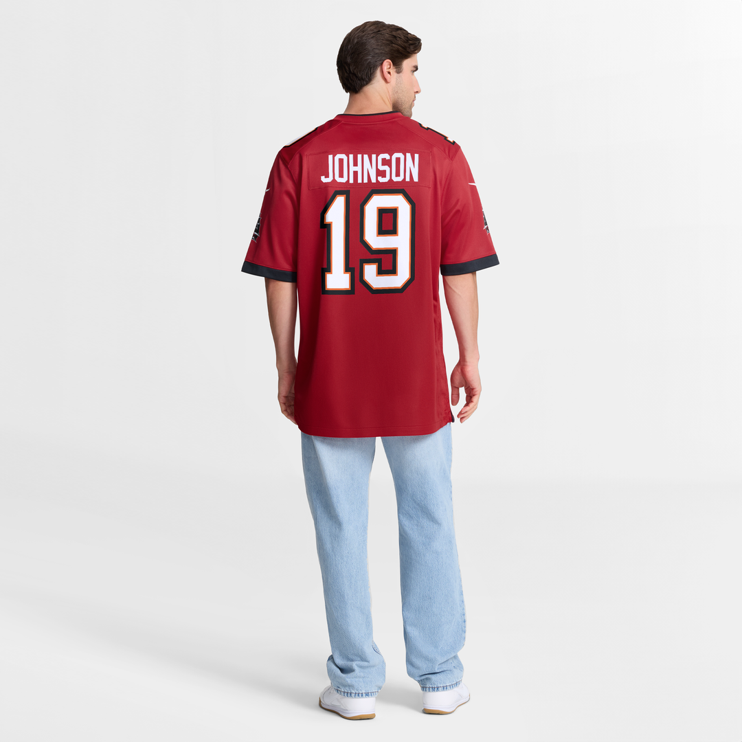 Keyshawn Johnson Tampa Bay Buccaneers Game Jersey - Red