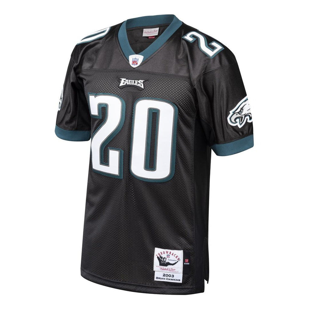 Brian Dawkins Philadelphia Eagles 2003 Authentic Throwback Jersey - Black