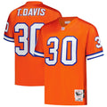 Terrell Davis Denver Broncos 1995 Authentic Throwback Jersey - Orange